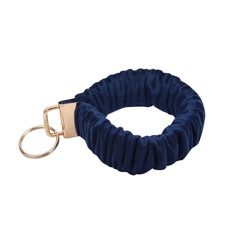 Wholesale Fabric Velvet Large Intestine Ring Key Chain